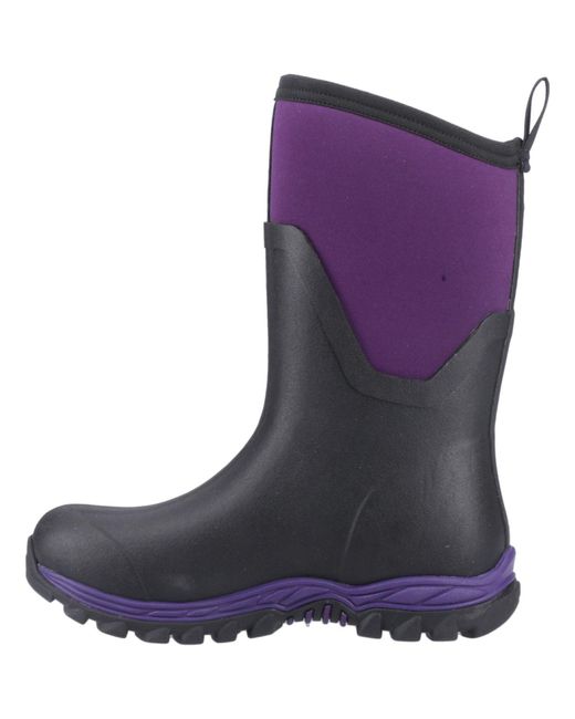 Muck Boot Blue Arctic Sport Ii Mid Rubber /Acai Winter Mid Calf Boots