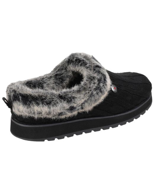 Skechers Black Keepsakes Ice Angel 31204-Blk Slip On Shoes