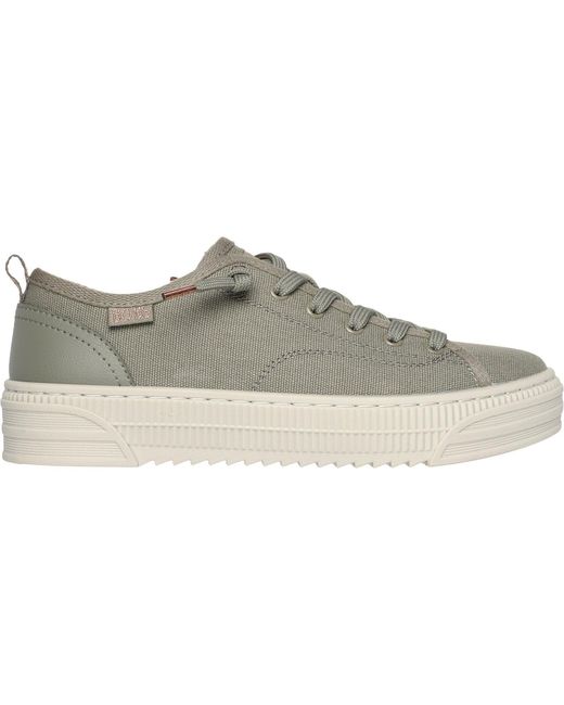 Skechers Gray Bobs Copa 114640-Olv Lace Up Shoes