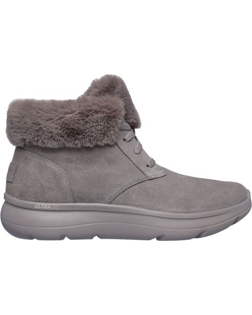 Skechers Gray Sk144334 on-The-Go Joy Wildleder Stiefel