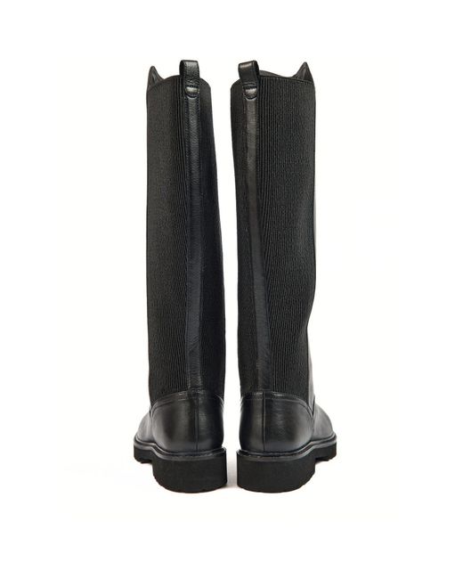 Pod Black Hannah Leather/Textile Boots