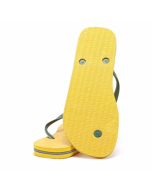 havaianas brasil mens flip flops