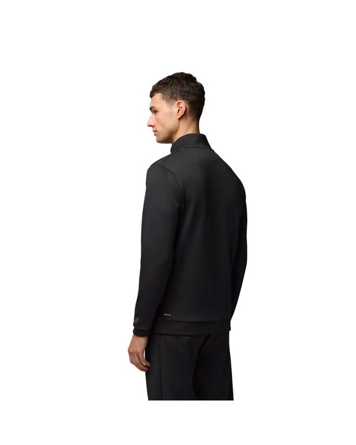 Castore Black Scuba 1/4 Zip Polyester Sweatshirt for men