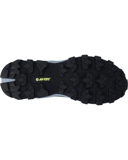 Hi-tec Blue Infuse Mid Polyester /Spellbound/Acid Lime Hiking Boots for men
