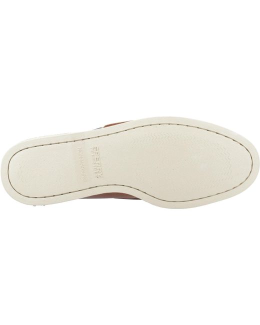 Sperry Top-Sider Brown Authentic Cup Leather Boat Shoes for men