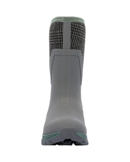 Muck Boot Gray Arctic Sport Ii Synthetic/Plaid Wellington Boots