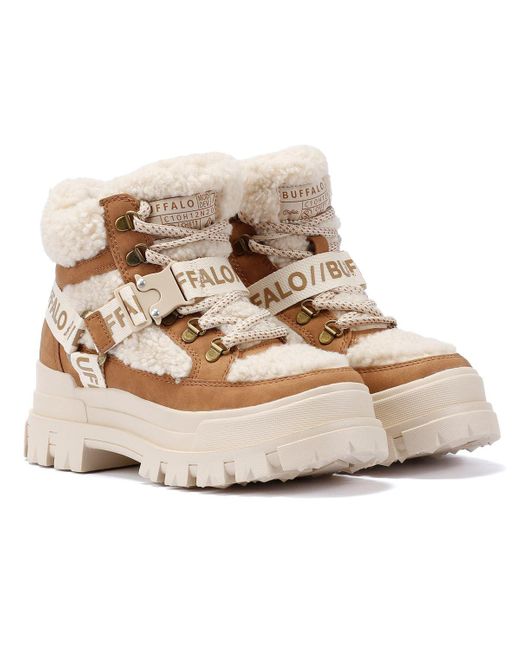 Aspha Com Mid Warm Bottes Buffalo en coloris Natural
