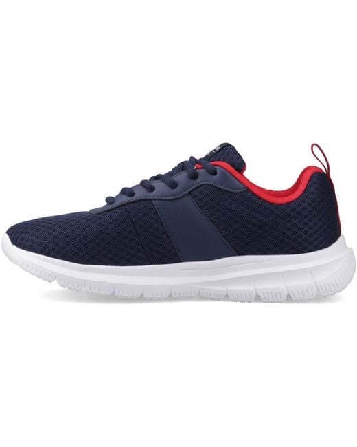 Jack & Jones Blue Taylor Mesh Polyurethane Blazer Standard Trainers for men