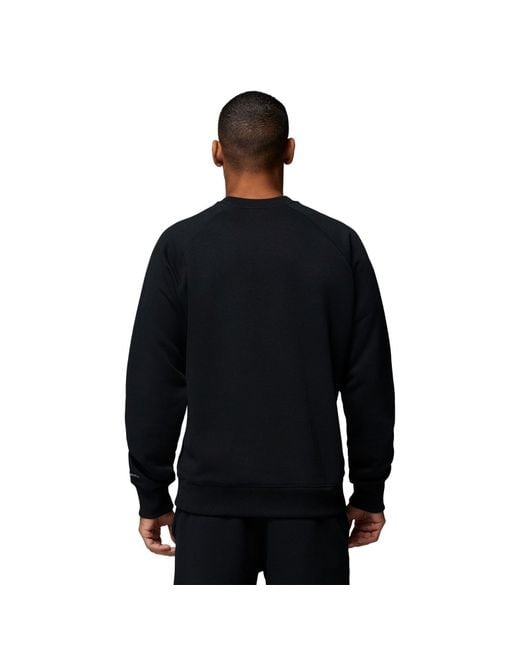 Columbia Black Dry Creek Heavyweight Crew Cotton Sweatshirt for men
