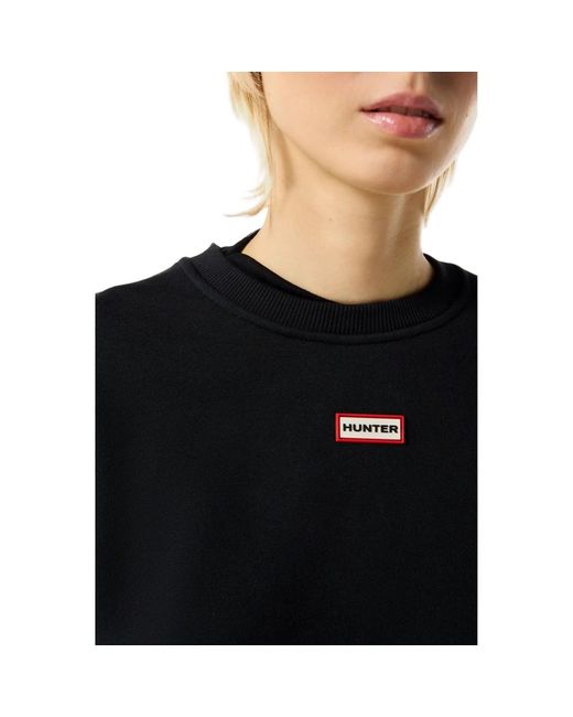 Hunter Black Rl Essentials Crew Sweatshirt