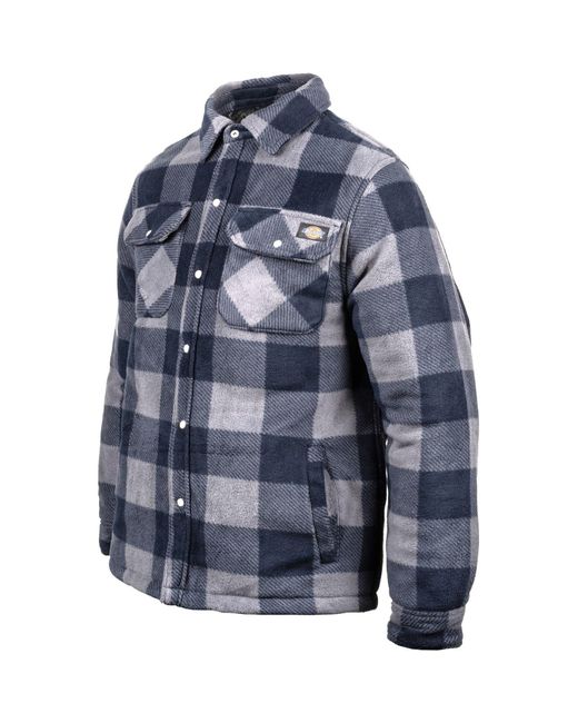 Dickies Blue Portland Synthetic Casual Shirt for men