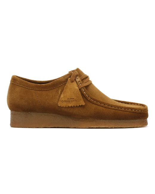 clarks cola wallabee