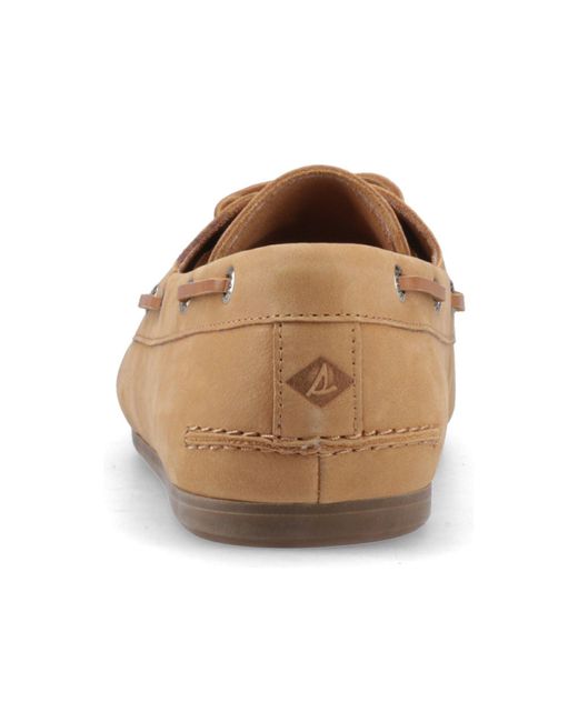 Sperry Top-Sider Natural Slimboat Boat Leather Shoes for men