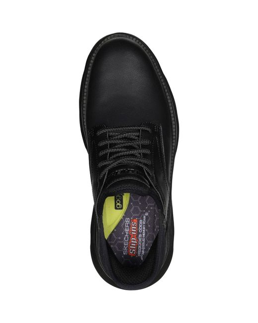 Skechers Blue Garza Gervin 205046W-Bbk Lace Up Shoe for men