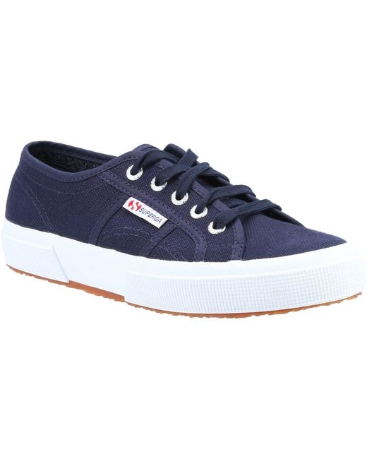 Superga Blue 2750 Cotu Classic 100% Cotton Trainers