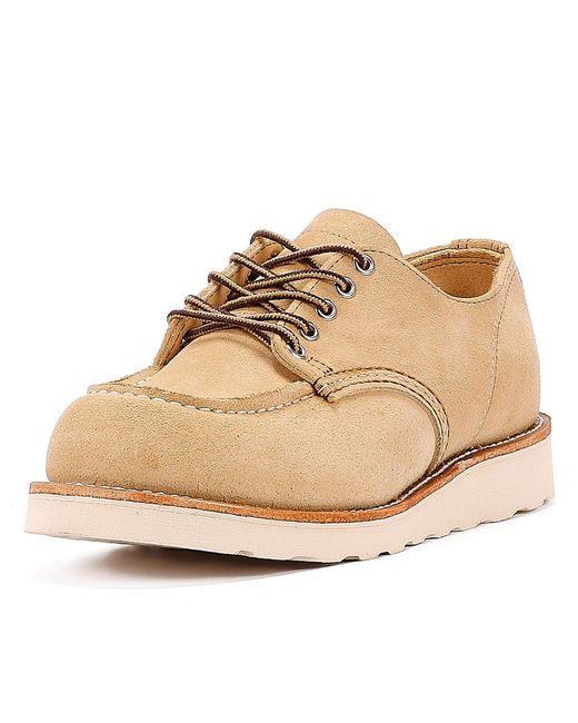Red Wing Natural Shoes Shop Moc Oxford 8092 Hawthorne Prairie Suede for men