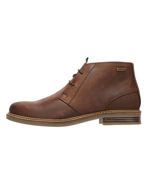 Barbour Leather Mens Redhead Tan Boots 