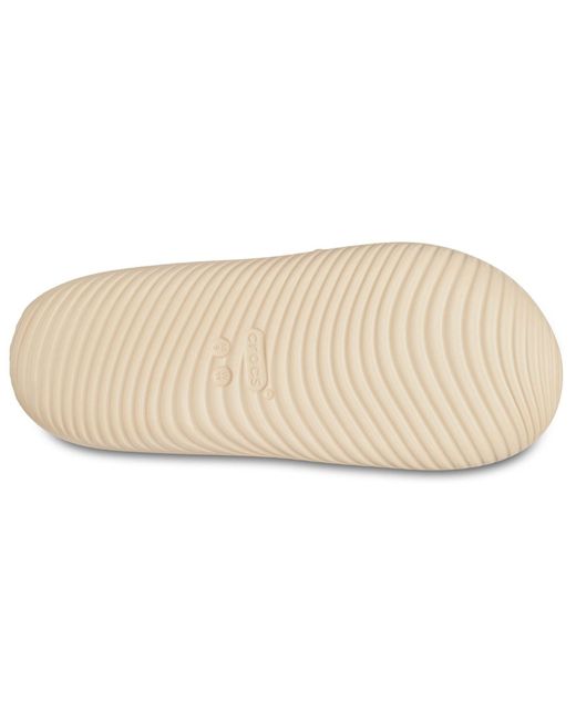 CROCSTM Natural Mellow Luxe Slide Synthetic Shitake Slides