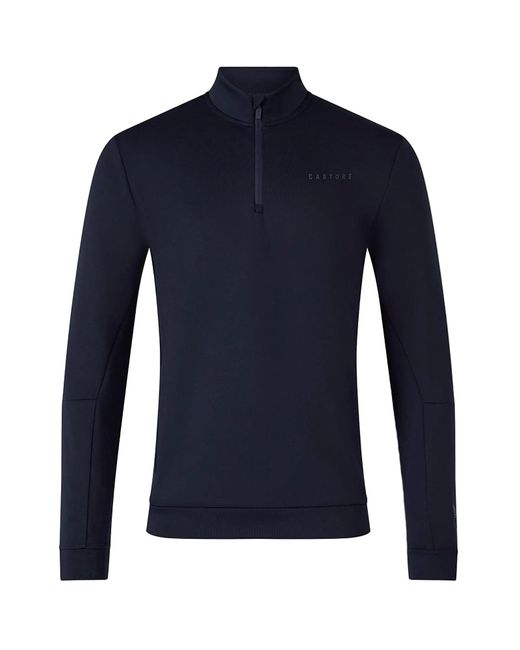 Castore Blue Flex 1/4 Zip Sweatshirt for men