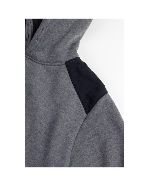 Caterpillar Gray Essentials Synthetic Hooded Sweatshirt for men