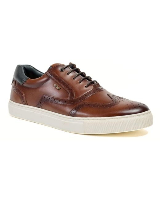 Pod Brown Dobbs Leather Brogues Shoes