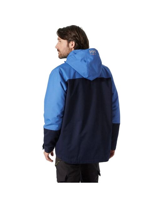 Helly Hansen Blue Oxford Winter Jacket for men