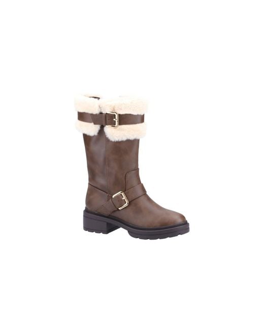 Rocket Dog Brown Igloo Synthetic Boots