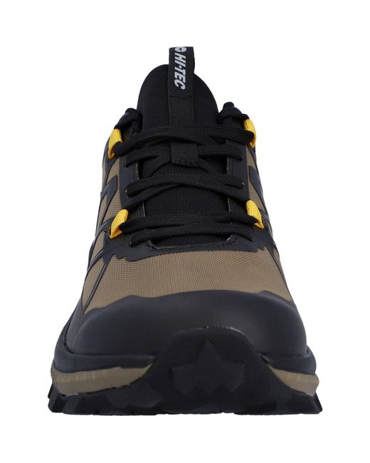 Hi-tec Black Infuse Low Polyester /Walnut Hiking Shoes for men