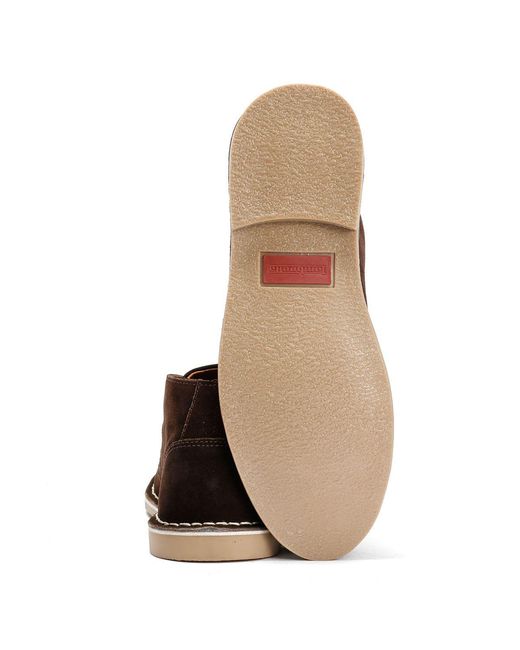 Lambretta Brown Chiswick Suede Boots for men