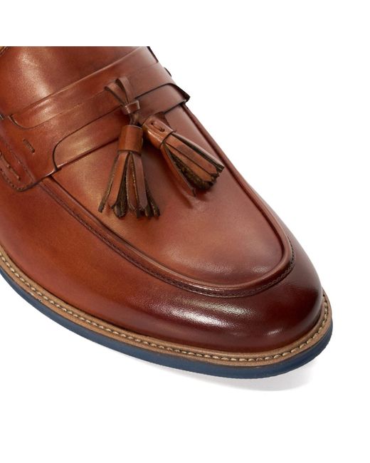 Simley Mocassins En Cuir Dune en coloris Brown