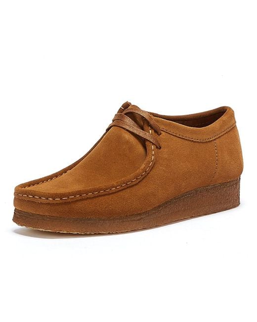 Clarks Brown Wallabee Cola Shoes for men