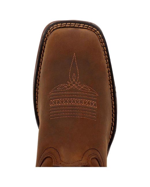 Durango Brown Rebel Leather Boots for men