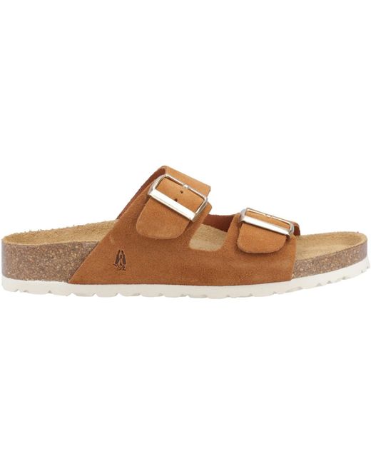 Hush Puppies Brown Blaire Suede Sandals