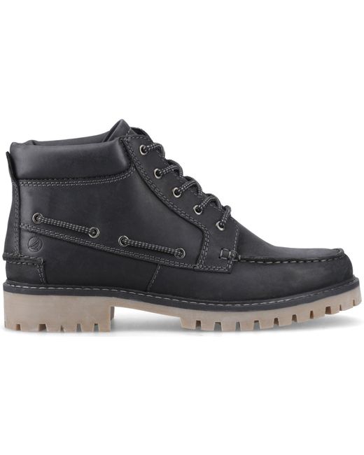 Sperry Top-Sider Black Baltimore Leather Ankle Boots for men