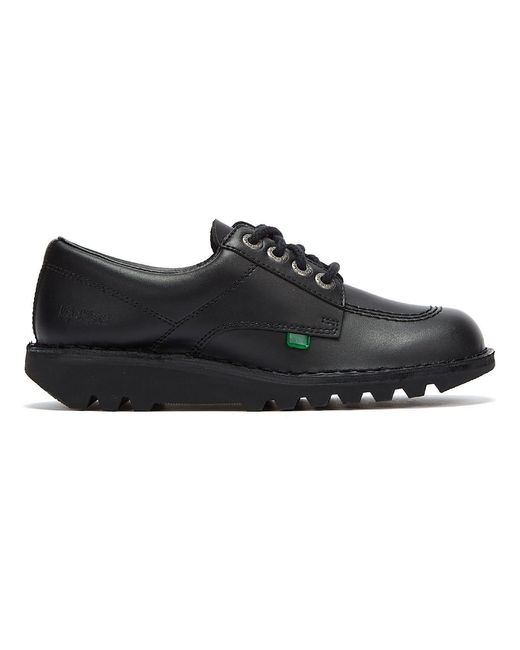 Kickers Black Kick Lo Leather Shoes
