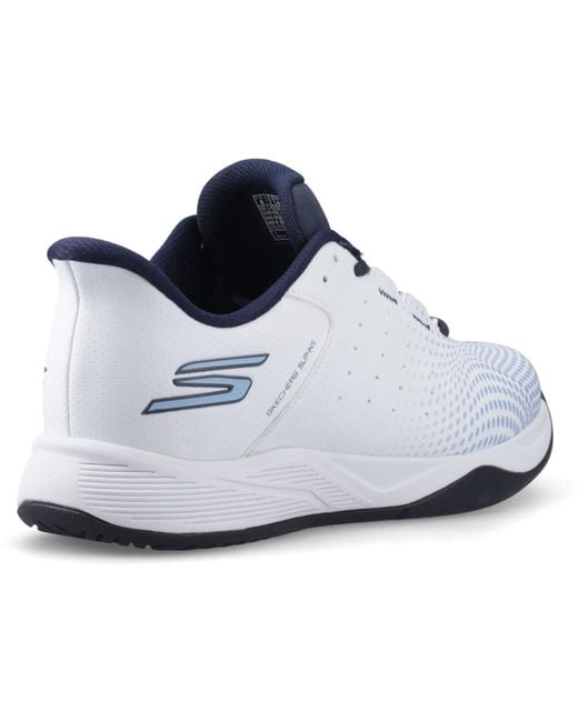 Skechers Blue Slip-Ins Relaxed Fit Viper Court Reload Trainers for men
