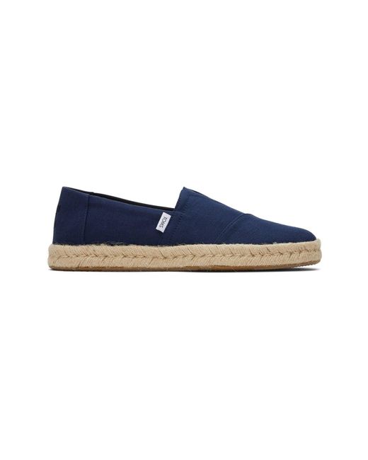 TOMS Blue Alpargata Rope 2.0 100% Cotton Espadrilles for men
