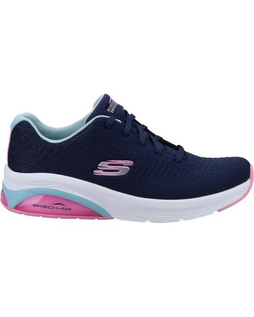 Skechers Skech-air Extreme 2.0 149645-nvlb Navy/light Blue Lace Up Shoe