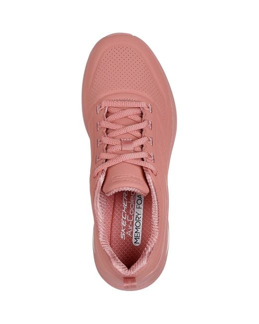 Skechers Skech-Air Meta Extraordinaire Synthetische Damessneakers in het Pink
