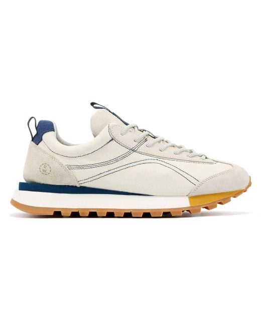 New Asuka Universal Works Scarpe Da Ginnastica di Flower Mountain in White
