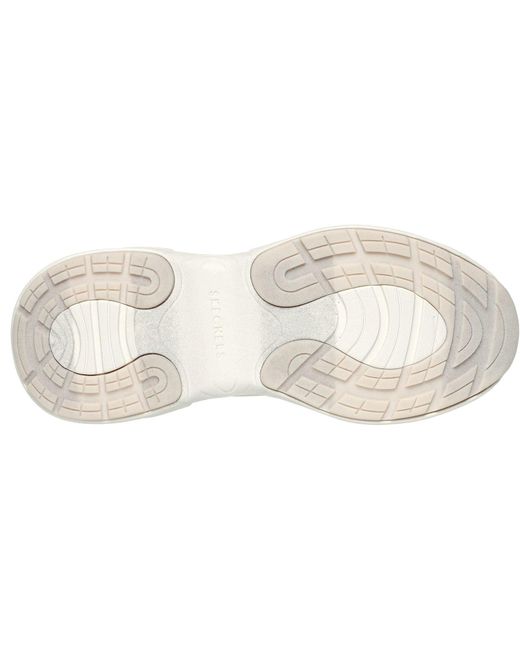 Skechers White Hazel Step N Flow Synthetische Natur Sneakers