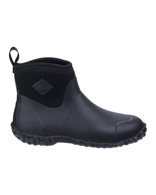 Muck Boot Black Muckster Ii Ankle Rubber Wellington Boots