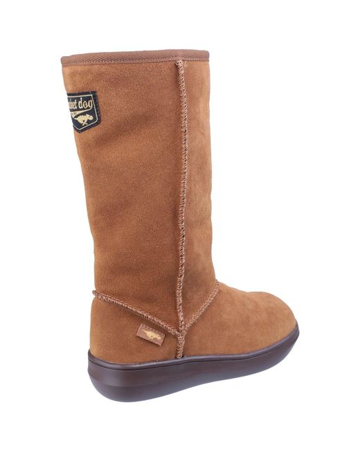 Rocket Dog Brown Sugardaddy Suede Chestnut Boots