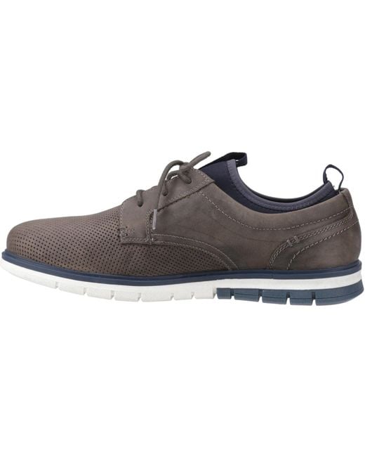 Pod Brown Murphy Leather Lace-Up Shoes for men