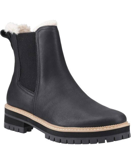 TOMS Black Bennet Leather Boots