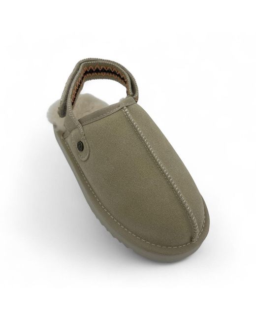 Osprey Green The Constellation Suede Sand Slippers