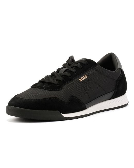 HUGO Titanium Turnschuhe in Black für Herren
