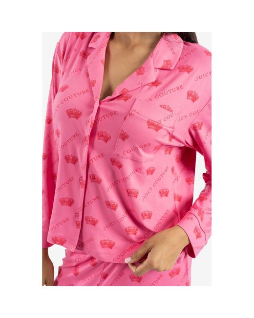 Juicy Couture Pink Estelle & Nolan Synthetic Loungewear Set