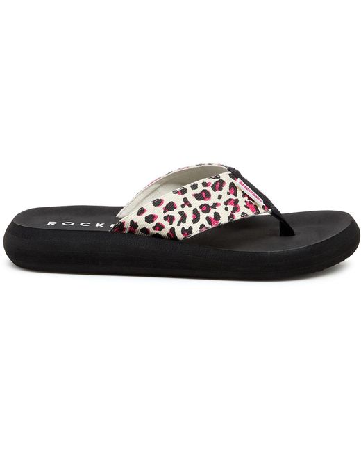 Rocket Dog Black Spotlight Monroe Cotton Hot Sandals