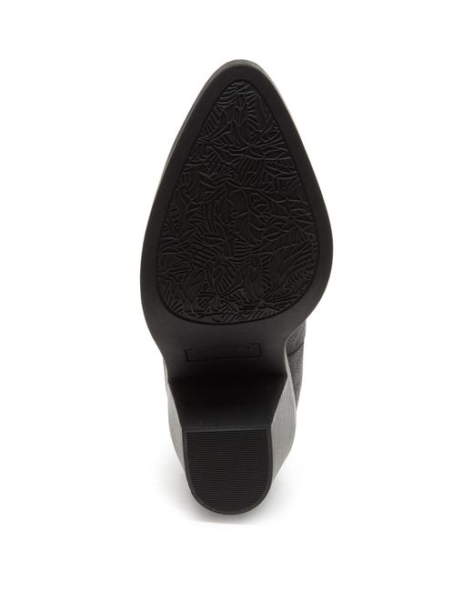 Rocket Dog Black Feather Synthetic Heeled Ankle Boots